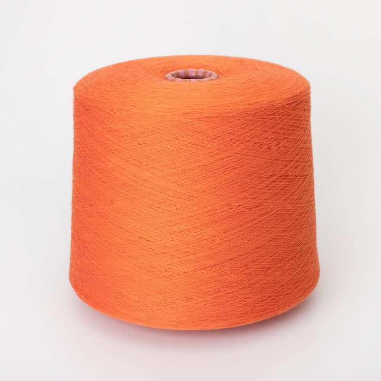 Пряжа Ticino - хлопок 100%    тыква 