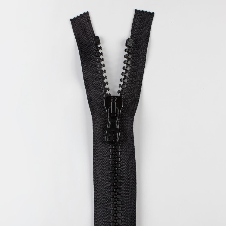 Молния пластиковая тракторная, однозамковая, неразъёмная, 55 см, тип 7