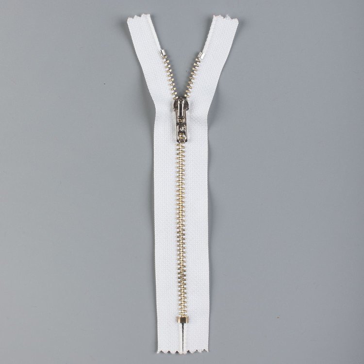 Молния металлическая, однозамковая, неразъёмная, 17 см, тип 4