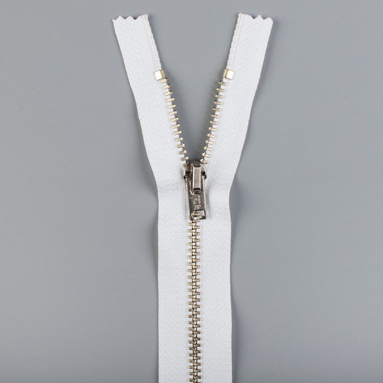 Молния металлическая, однозамковая, неразъёмная, 20 см, тип 4 