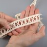 Тесьма хлопковая 2.8 см    старое кружево  хлопок 100% 