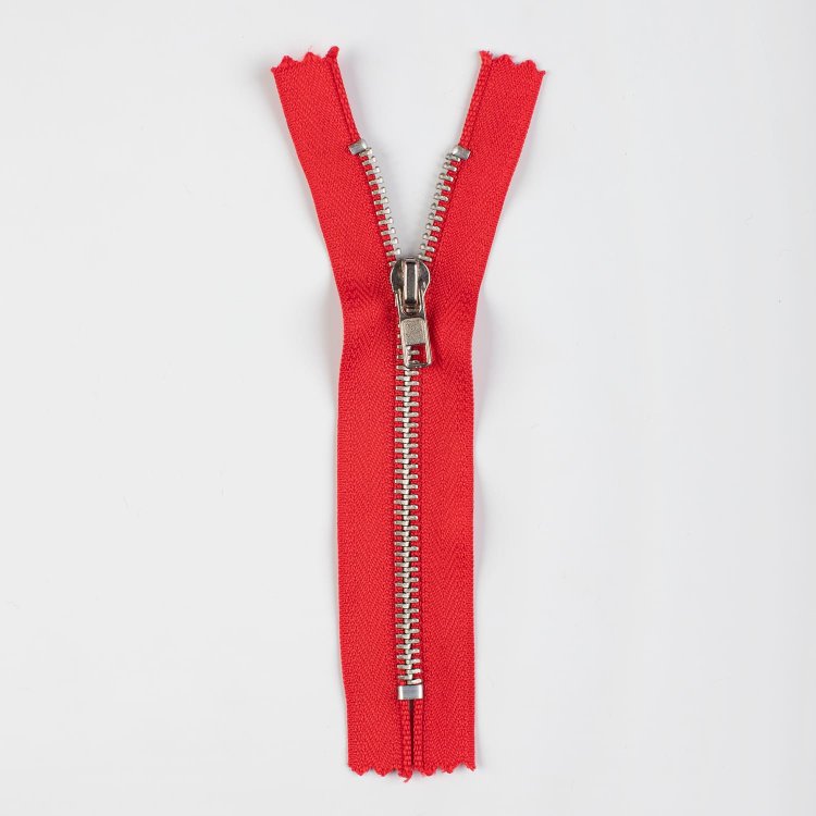 Молния металлическая, однозамковая, неразъёмная, 15 см, тип 4