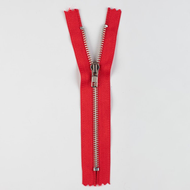 Молния металлическая, однозамковая, неразъёмная, 17 см, тип 4