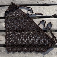 Ажурная косынка ручной работы 