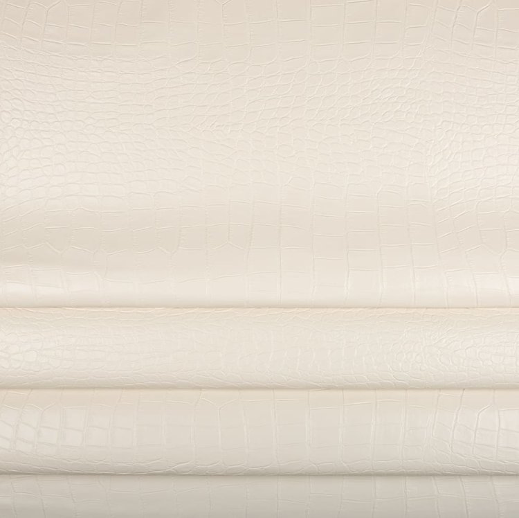 экокожа - полиуретановая кожа на замшевой основе, тиснение крокодил, Max Mara