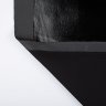 Ткань лаковая экокожа - полиуретановая кожа, Max Mara черный Ткань лаковая экокожа - полиуретановая кожа, Max Mara черный
