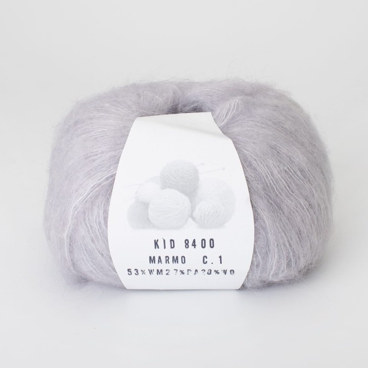 Kid -  мохер 53%, меринос 20%, ПА 27%