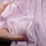 Ткань Двухфактурный тонкий шёлк c люрексом   светлая орхидея  