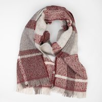 Шарф альпака шелк меринос 43 х 188 см