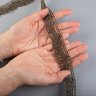 Тесьма из метанита 3.5 см    темный желто-коричневый  метанит, PA 
