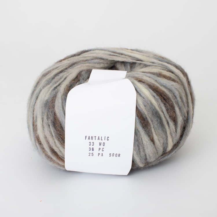 Fantalic - шерсть 39%, акрил 36%, ПА 25%