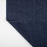 Ткань Лён 100%, сток Armani, гленчек с "гусиной лапкой" седой синий Ткань Лён 100%, сток Armani, гленчек с "гусиной лапкой" седой синий