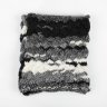 Пряжа Conte of Florence - шарф шерсть PA 26.5 х 126 см    черный    белый    разноцветный 