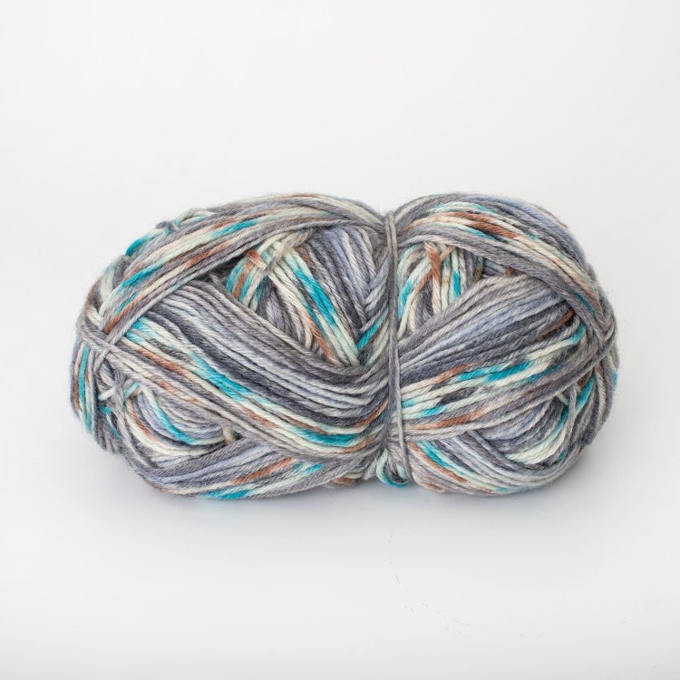 Носочная пряжа - меринос 75%, полиамид 25%, сol 56