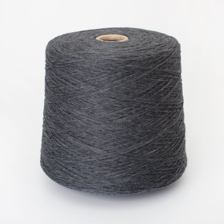 Пряжа Silkashairx10 RWS - кашемир 30%, меринос 55%, шёлк 15%      темно-серый 