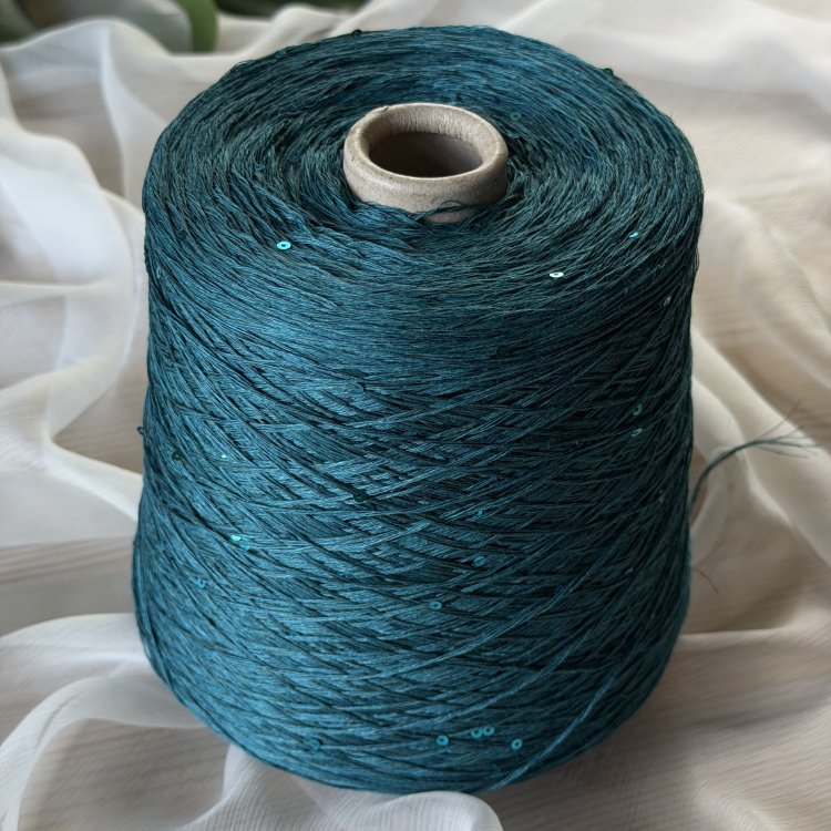 Silk Linen - шёлк 30%, лён 70%, пайетки 