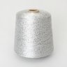 Пряжа Silver 0.5 - полиэстер 60%, полиамид 35%, металлические микропайетки 5%    жемчужный 