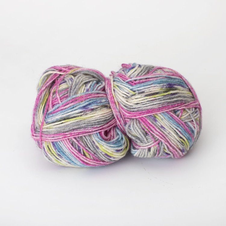 Носочная пряжа - меринос 75%, полиамид 25%, сol 58