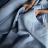 Ткань Лён Armani 100% светлый бледно-васильковый Ткань Лён Armani 100% светлый бледно-васильковый