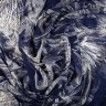 Ткань 100% шёлк крепдешин Max Mara   пороховая синь  