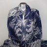 Ткань 100% шёлк крепдешин Max Mara   пороховая синь  