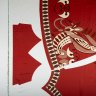Ткань атласная вискоза 100%, купон платья (XS) сангрия Ткань атласная вискоза 100%, купон платья (XS) сангрия
