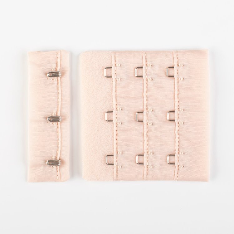 Пряжа La perla - застежки для бюстгальтера    бледный розово-персиковый 