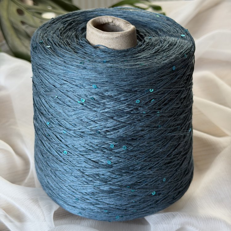 Silk Linen - шёлк 30%, лён 70%, пайетки 