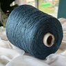 Пряжа Silk Linen - шёлк 30%, лён 70%, пайетки     тёмно-лазурный 