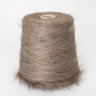 Пряжа Topchine - кид мохер 67%, меринос 3%, полиамид 30%    бледно-коричневый с серым 