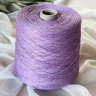 Пряжа Silk Linen - шёлк 30%, лён 70%, пайетки     светло-аметистовый 