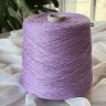 Пряжа Silk Linen - шёлк 30%, лён 70%, пайетки     светло-аметистовый 