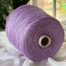 Пряжа Silk Linen - шёлк 30%, лён 70%, пайетки     светло-аметистовый 
