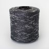 Пряжа Hype - шёлк 10%, лён 20%, хлопок 70%    тёмно-синий близкий к черному 