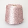 Пряжа Silver 0.5 - полиэстер 60%, полиамид 35%, металлические микропайетки 5%    бледно-розовый 