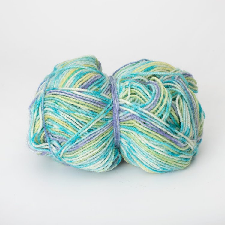 Носочная пряжа - меринос 75%, полиамид 25%, сol 63