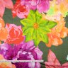 Ткань 100% вискоза атласная   июньский бутон  