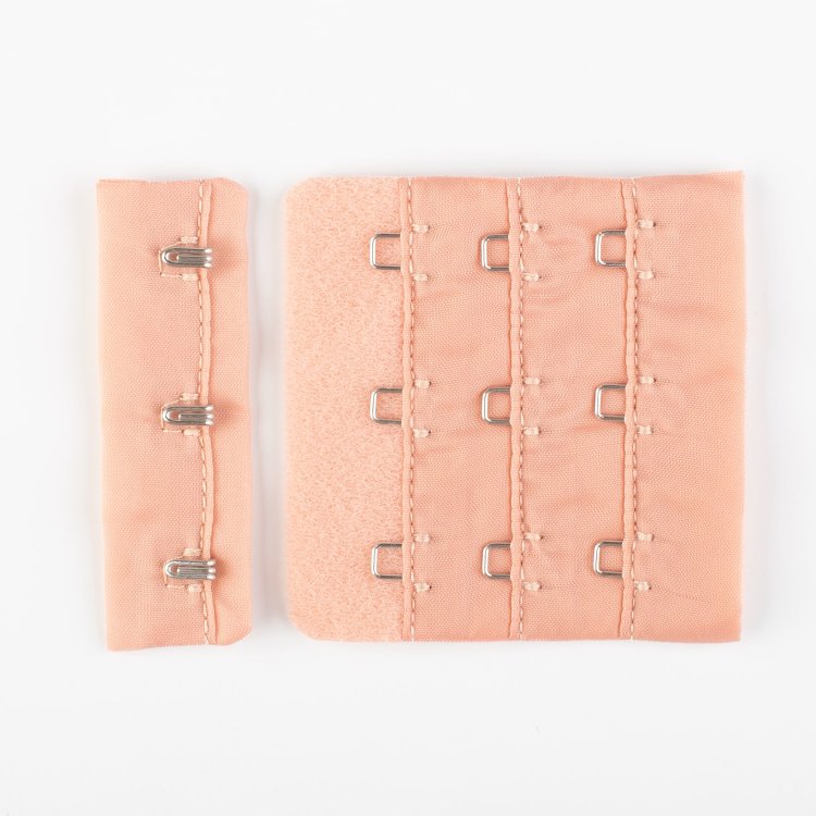 Пряжа La perla - застежки для бюстгальтера    насыщенный розово-персиковый 