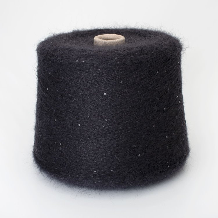 KidSilk Paillettes- кид мохер 63%, шёлк 27%, хлопок 7%, пайетки 3%