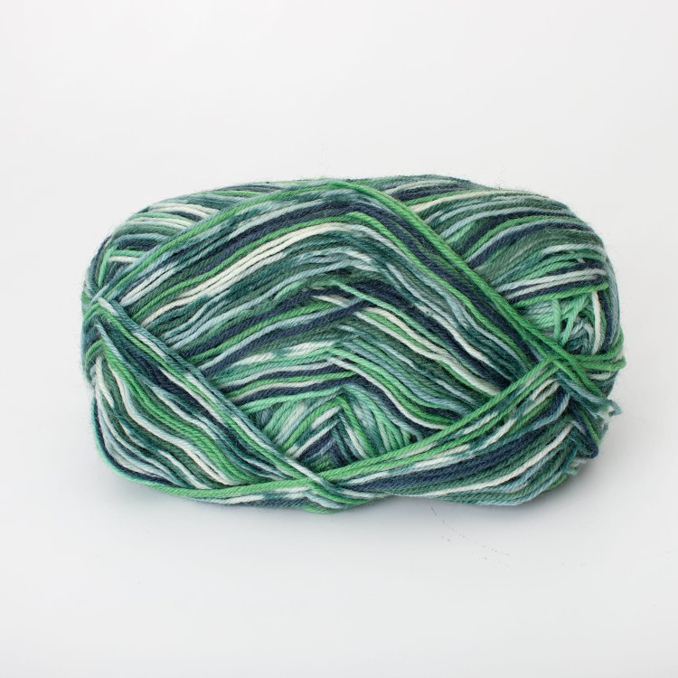 Носочная пряжа - меринос 75%, полиамид 25%, сol 64