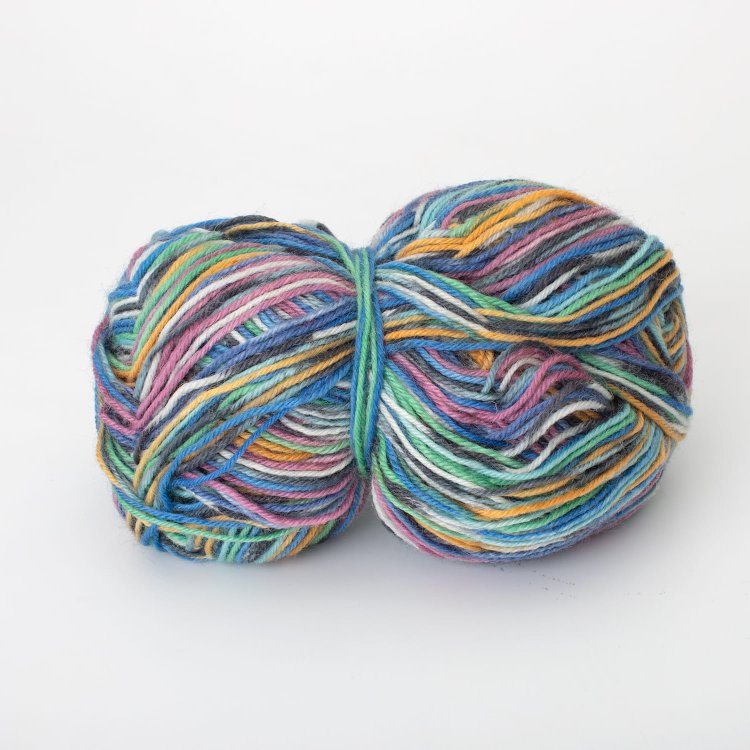 Носочная пряжа - меринос 75%, полиамид 25%, сol 65