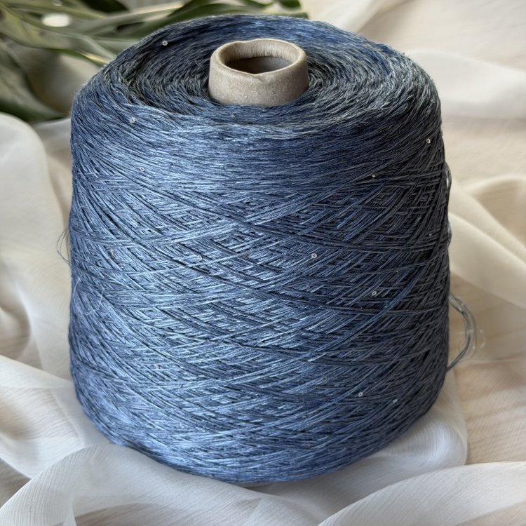 Silk Linen - шёлк 30%, лён 70%, пайетки 