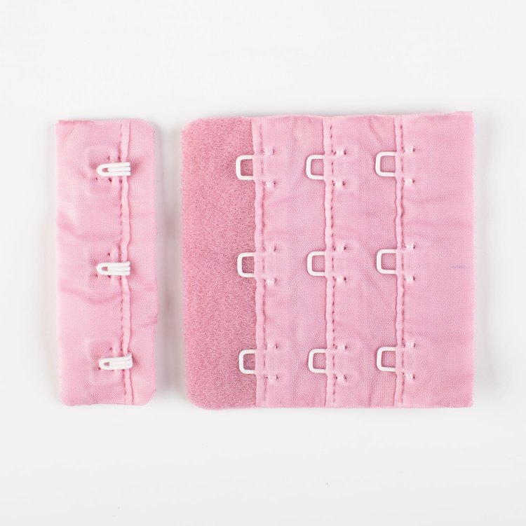 Пряжа La perla - застежки для бюстгальтера    розовый 