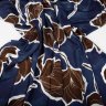 Ткань 100% вискоза твил, Max Mara темно-синий с коричневым Ткань 100% вискоза твил, Max Mara темно-синий с коричневым