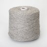 Пряжа Bourette - буретный шёлк 100%    светло-серый 