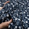 Ткань 100% вискоза креповая, Max Mara   темно-синий  