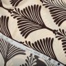 Ткань 100% вискоза твил Max Mara   коричневый с бежевым  