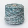 Пряжа Sughero - хлопок 80%, полиамид 20%    серо-бирюзовый 