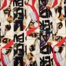 Ткань 100% шелк костюмный, сток Burberry красновато-коричневый с серым Ткань 100% шелк костюмный, сток Burberry красновато-коричневый с серым