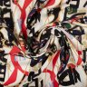 Ткань 100% шелк костюмный, сток Burberry красновато-коричневый с серым Ткань 100% шелк костюмный, сток Burberry красновато-коричневый с серым